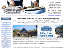 Tablet Screenshot of cater-to-you.com